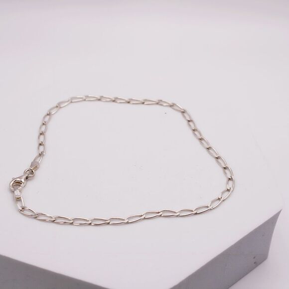 Stainless Steel Simple Chain Bracelet - Picture 3 of 5